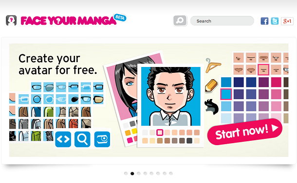 create avatar face your manga