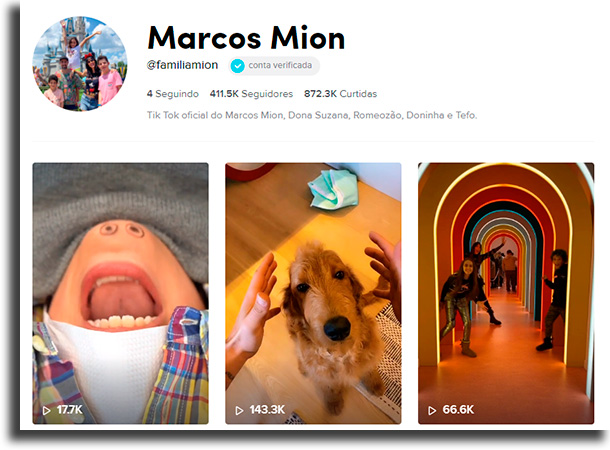 Marcos Mion biggest celebrities on TikTok