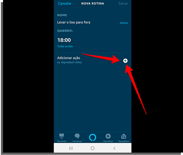 add action to configure routines in alexa
