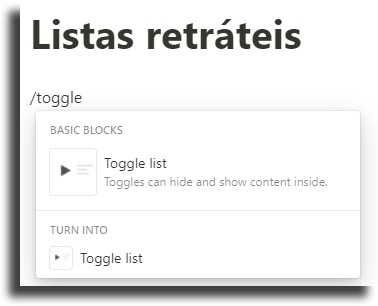 Create Retractable Lists Notion Tips and Tricks