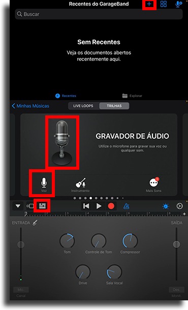 Create new in GarageBand turn TikTok sound into iPhone alarm clock